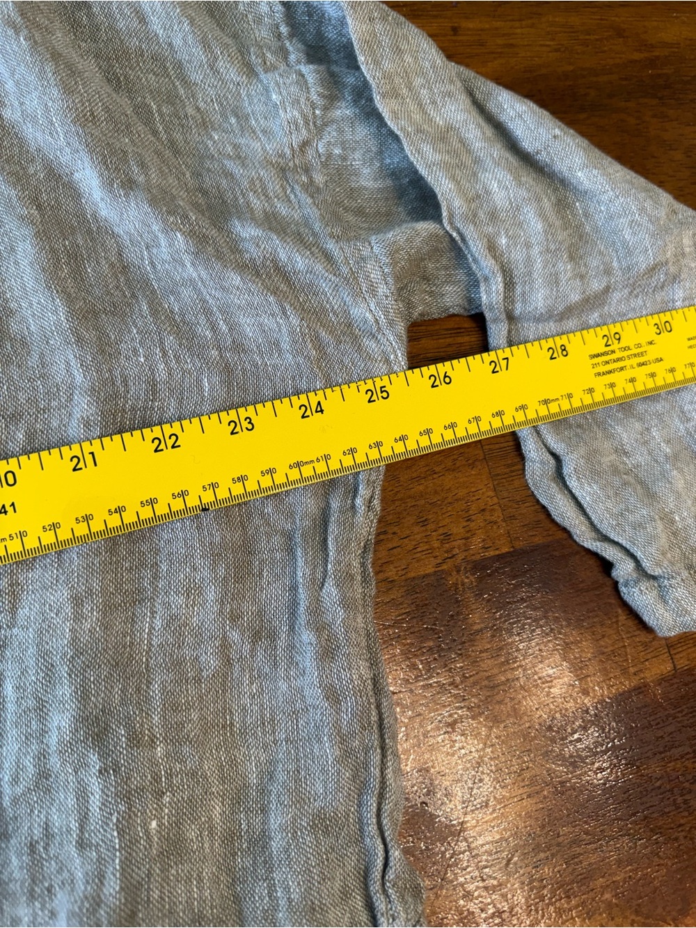 Eileen Fisher Organic Linen Gauze Long Open Front Duster Jacket Taupe medium - Picture 3 of 8